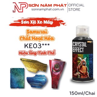 Sơn xịt samurai hiệu ứng tinh thể ke03 chất hoạt hóa