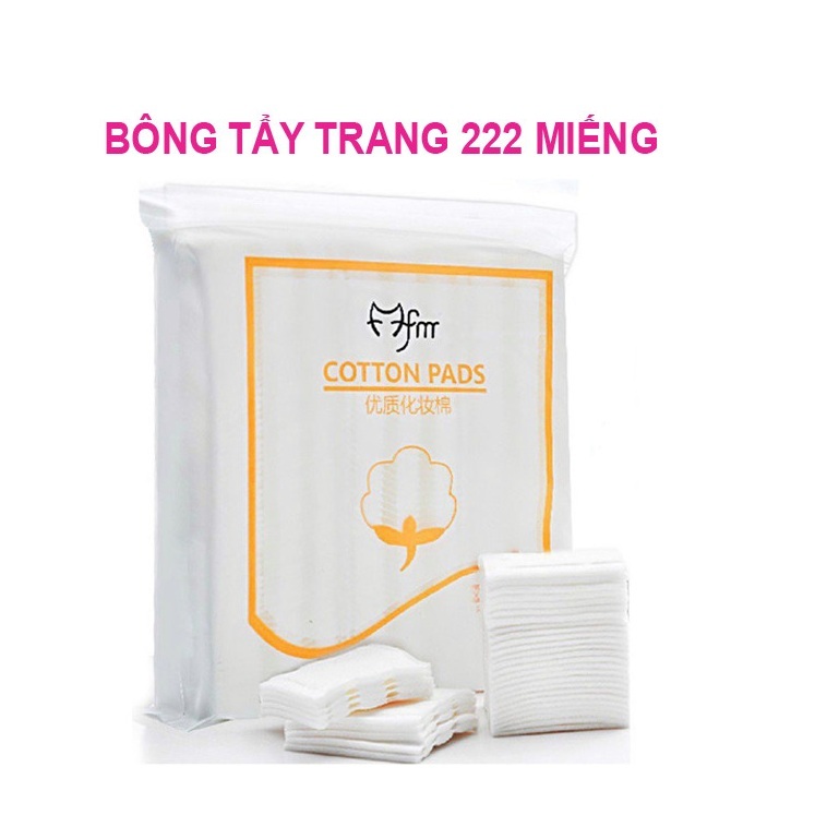 Bông tẩy trang sợi tự nhiên 222 Miếng