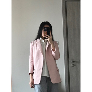 Pass blazer vest dạ Cache Cache chuẩn auth size S