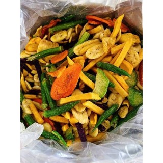 1kg rau củ thập cẩm sấy Đà Lạt - Kho sỉ ăn vặt Iyesfood
