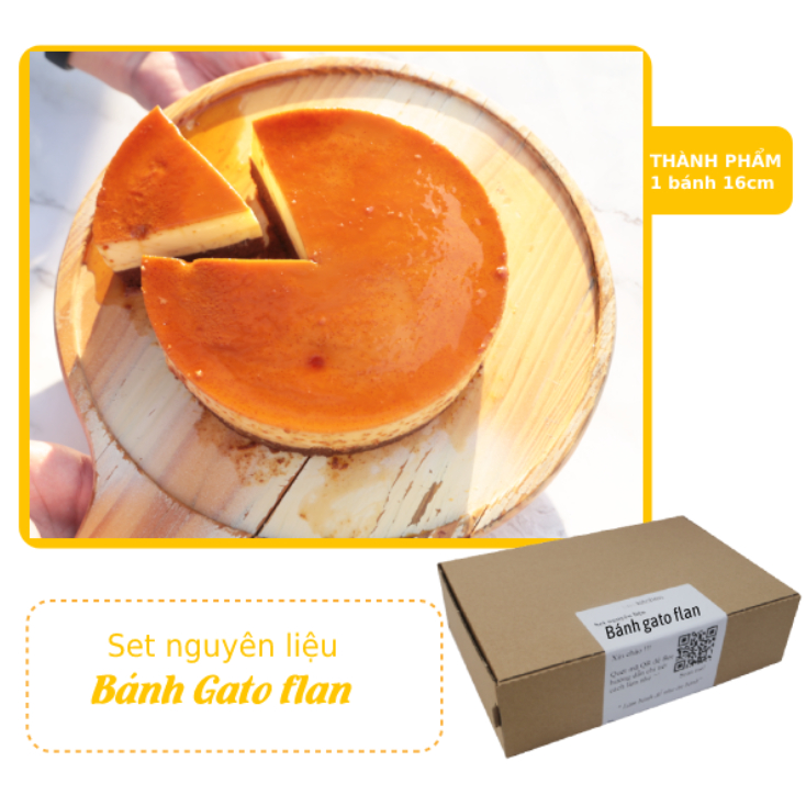 [SNL] Bánh Gato flan mềm xốp