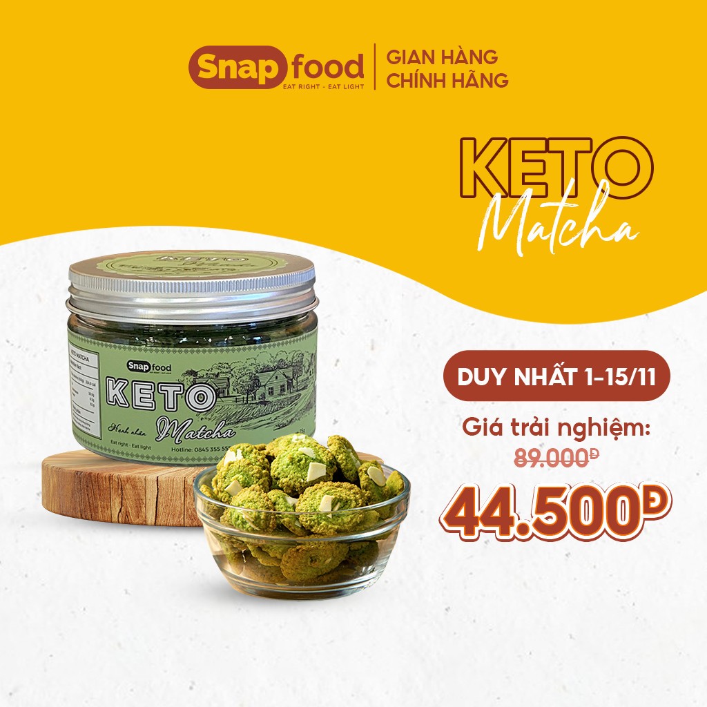 Bánh KETO hạnh nhân/DAS/Lowcarb