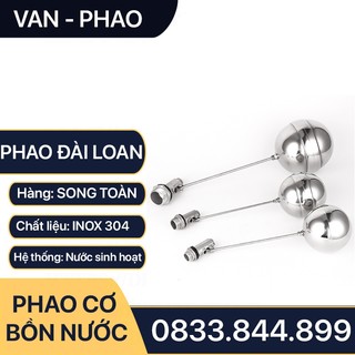 Van phao inox, phao cơ inox tự động ngắt nước 21 27 34 42 49 60 - inox sus 304