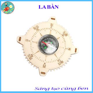 Đồ chơi stem - Mô hình La Bàn quay tay, Đồ chơi giáo dục sáng tạo, stem, steam, an toàn cho Bé