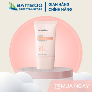 Kem Chống Nắng Nâng Tone, Kiềm Dầu Innisfree Tone Up No Sebum - Tone Up Watering Sunscreen SPF50/PA++++ 50ml