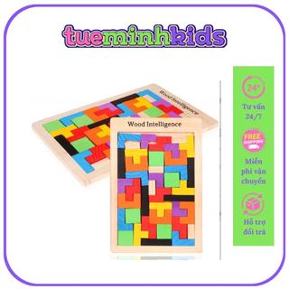 Ghép Hình Trí Uẩn♥GIÁ SIÊU TỐT♥Trò Chơi Ghép Hình Tangram Trí Uẩn Cho Bé Yêu Phát Triển Toàn Diện