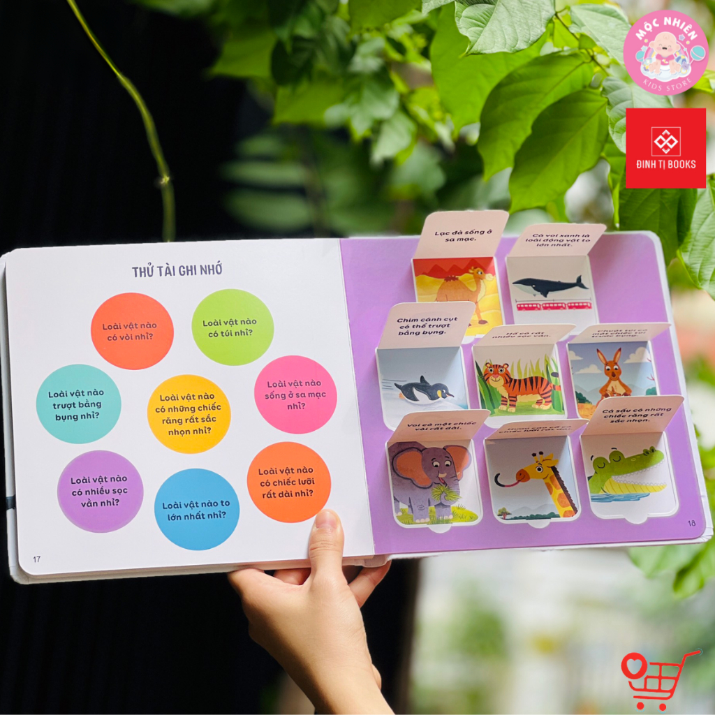 Sách Tương Tác Lật Mở Khám Phá - Lift The Flap  - Đinh Tị Books