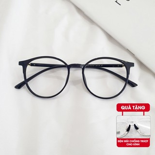 Gọng kính mắt tròn nam nữ LANI chất liệu nhựa dẻo thanh mảnh nhẹ nhàng 513 - Mắt kính có độ theo yêu cầu
