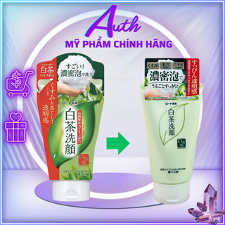 Sữa rửa mặt trà xanh sạch mụn Rohto Shirochasou Nhật Bản 120g