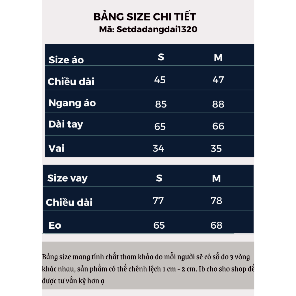 Sét bộ phối chân váy li 2 lớp - 247store.vn - Setdadangdai1320_P13K20