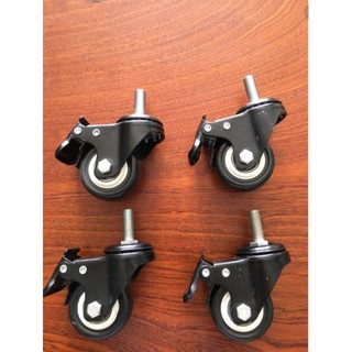 Com Bo 4 Bánh xe chân bàn máy may  có khóa phanh hãm