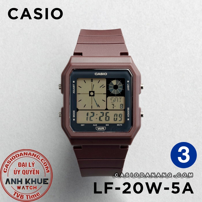 Đồng hồ nữ dây nhựa Casio chính hãng LF-20 Series