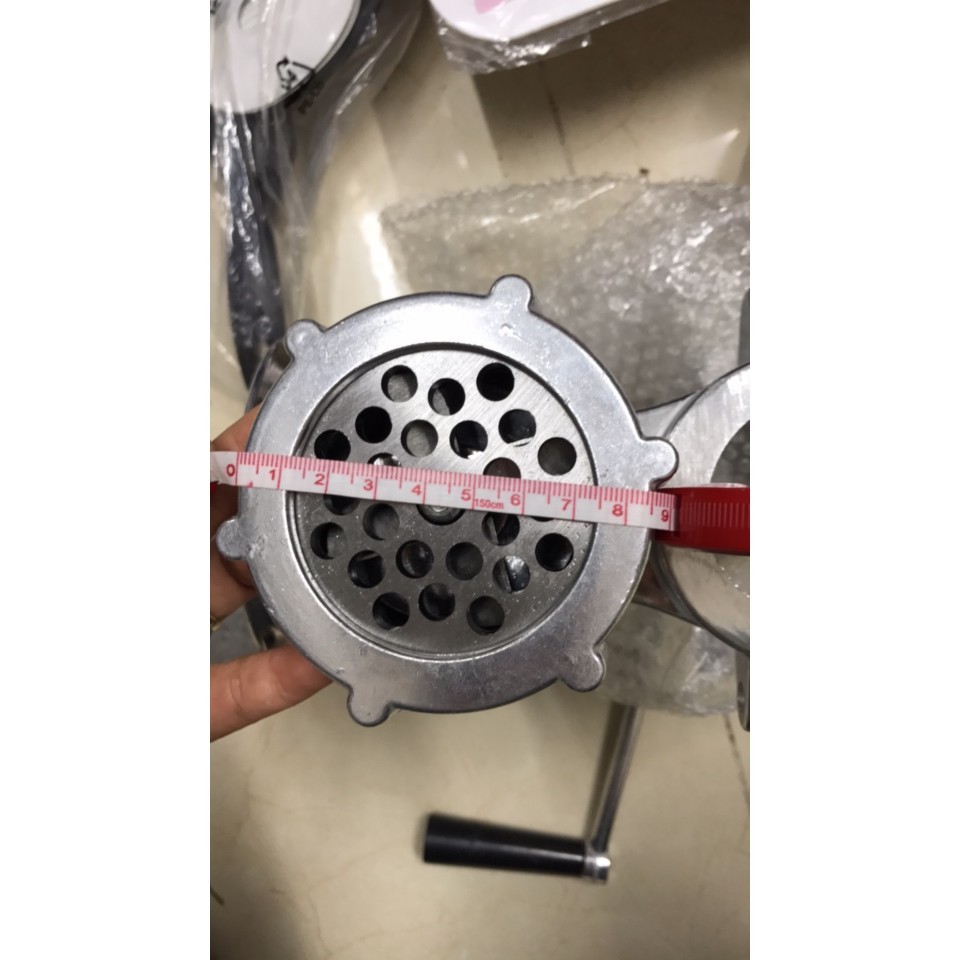 Máy Xay Thịt - Máy Xay Thịt ANYWEARS Bằng Tay Cối Xay Thịt Cá Quay Tay bằng Gang đúc nguyên khối.