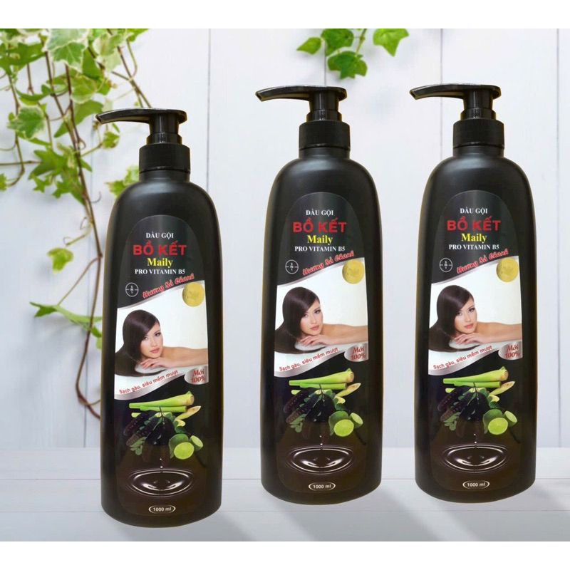 Dầu Gội Đầu Bồ Kết Sả Chanh Maily Mượt Tóc Giảm Rụng Tóc 1000ml- Hàng VN chất lượng cao
