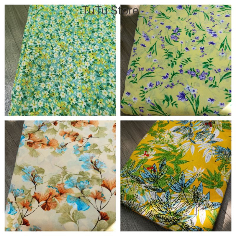 Vải may áo dài, đồ bộ, bà ba, đầm lụa mango loại 1 ( khổ 1m55)