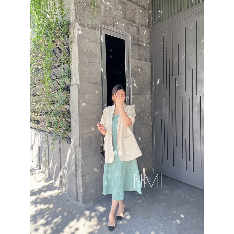 SET VÁY 2DÂY+ BLAZER MIX MÀU - BIMI