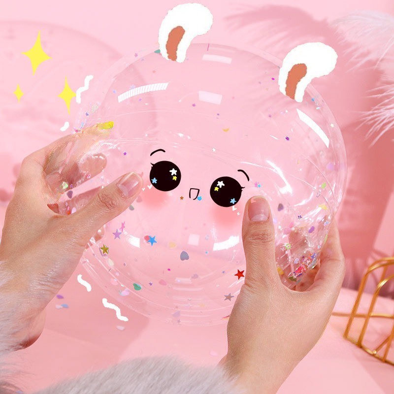 Kim Tuyến Charm Trang Trí Băng Keo Nano Thổi Bong Bong Bóng Kem Keo Slime Nhiều Màu Timo QT07