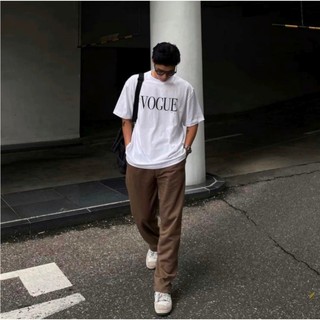 Áo thun unisex basic nam nữ VOGUE Basic 100% cotton form oversize phong cách Ulzzang