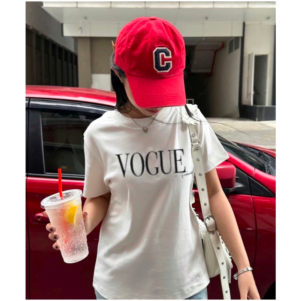 Áo thun unisex basic nam nữ VOGUE Basic 100% cotton form oversize phong cách Ulzzang