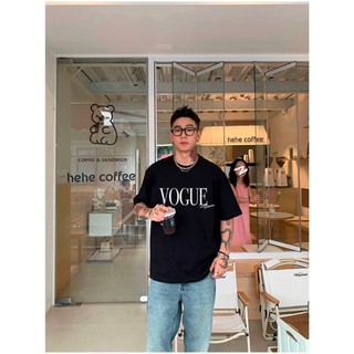 Áo thun unisex basic nam nữ VOGUE Basic 100% cotton form oversize phong cách Ulzzang