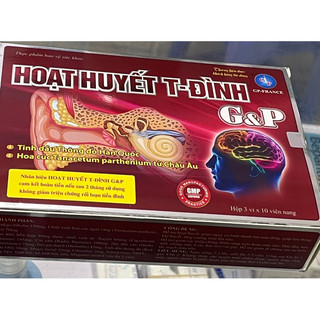 Hoạt huyết t-đình – ổn định huyết áp, cải thiện rối loạn tiền đình hoạt huyết tiền đình gp