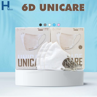 Gói 10 Chiếc Khẩu Trang 6D Unicare Pro Mask