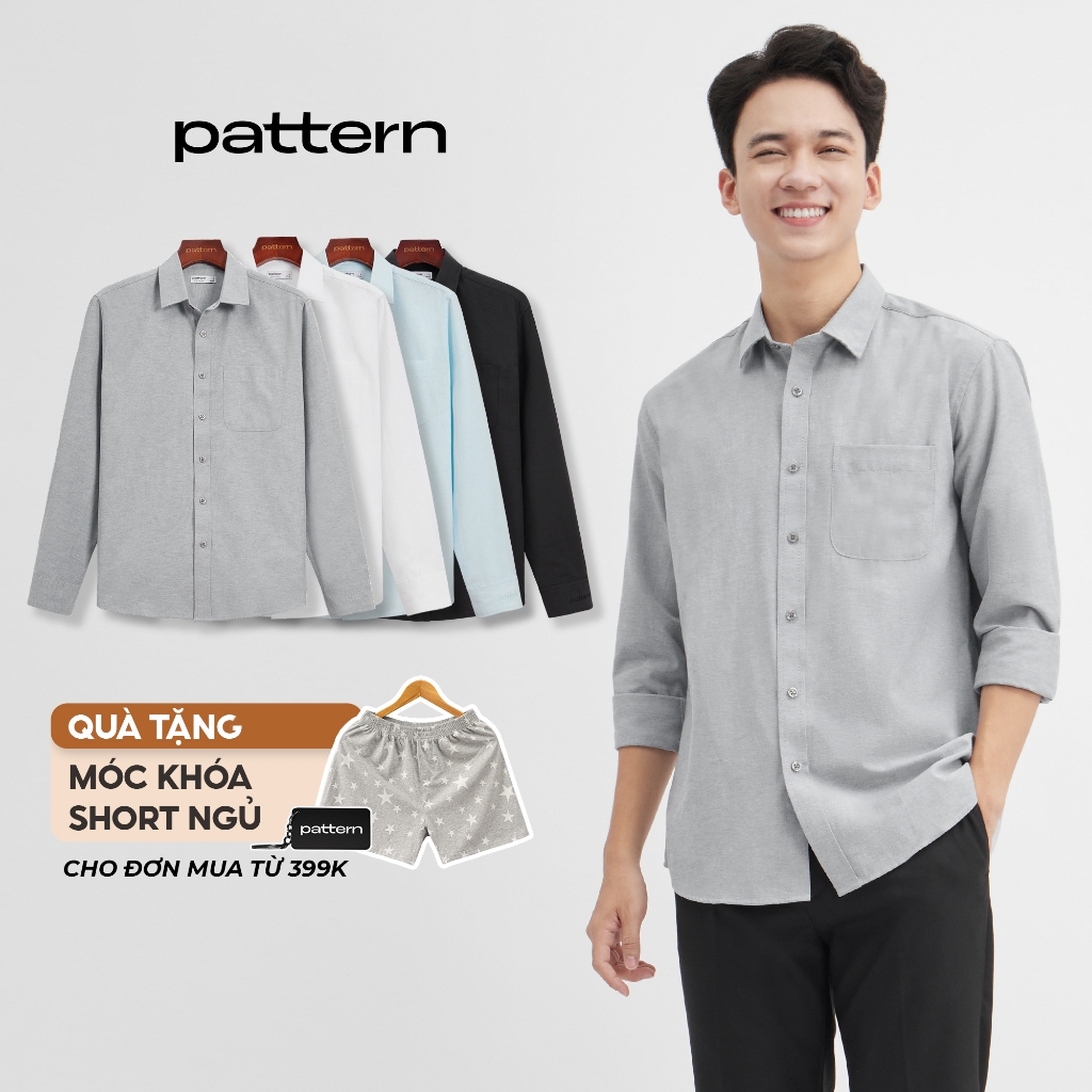 Áo sơ mi OXFORD dài tay PATTERN PA037