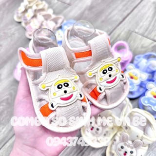 Giày sandal tập đi quai mềm đế êm cho bé