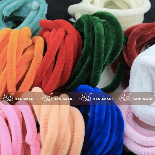 A021 - KẼM NHUNG MÀU XANH RÊU, Kẽm Lông Loại 1 Làm Hoa Handmade, Đồ Trang Trí Decor, Đồ Chơi cho bé Freeship