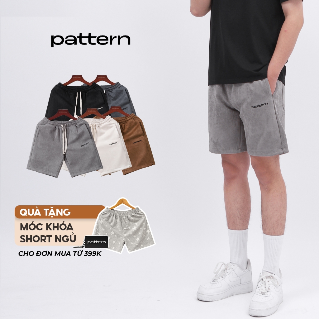 Quần short da lộn basic PATTERN PQ017