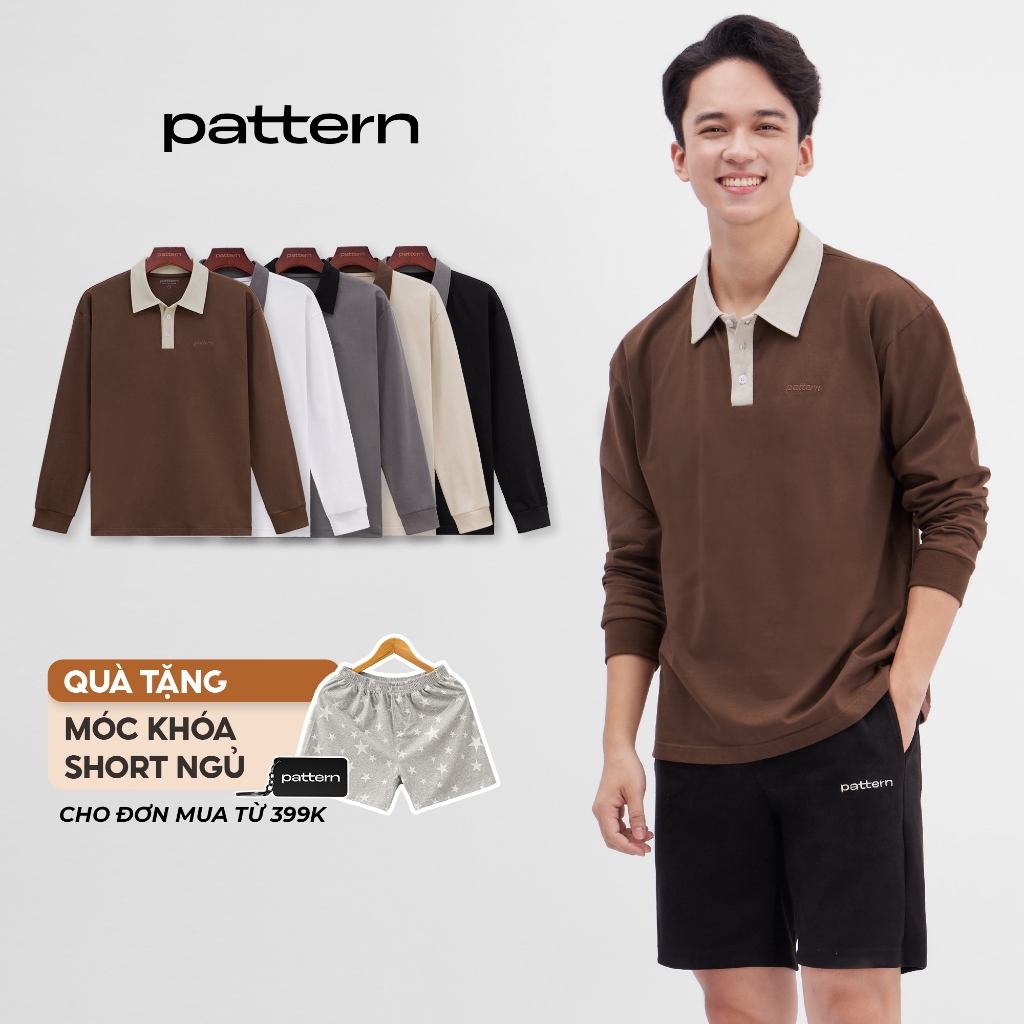 Áo Polo Dài Tay Sweater Cotton Phối PATTERN PA035