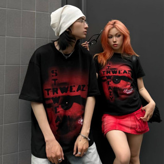 Áo phông nam nữ form rộng local brand giá rẻ hãng Swe reye tee oversize tay lỡ cổ tròn unisex basic màu đen Gin Store