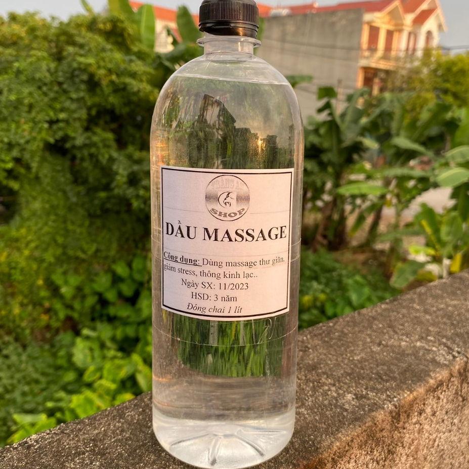 Dầu Massage body 1 lít, không hương, không mùi