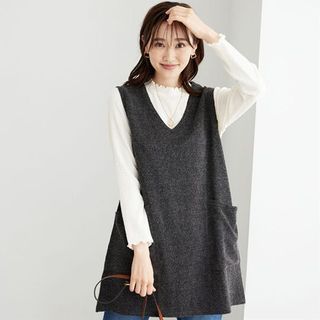 Áo len dáng dài xuất nhật
