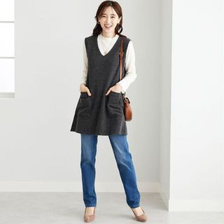 Áo len dáng dài xuất nhật