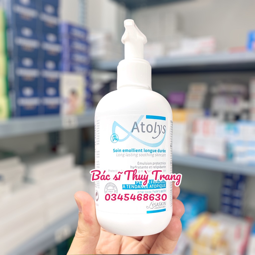 Sữa dưỡng cho da khô, vda cơ địa LYSASKIN Atolys Soin Emollient Longue Durée - 200ml