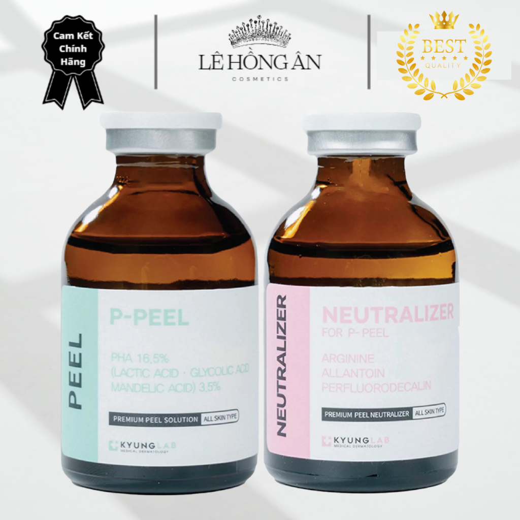 Peel Da Kyung Lab Cặp Đôi Hoàn Hảo Peel Da Sinh Học Kyung lab P Peel & Nước Trung Hoà Neutralizer Ch