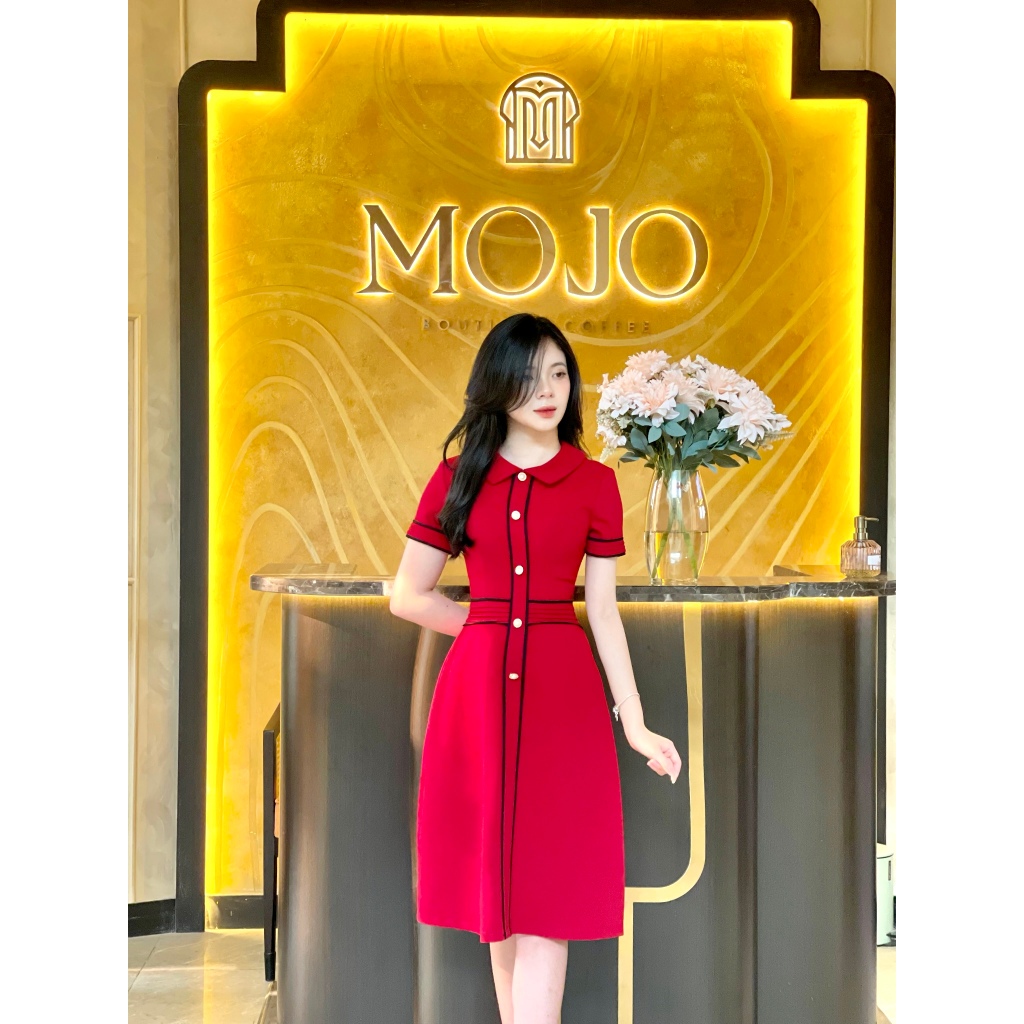 K2 Váy Thiết Kế Dáng A Đính Ngọc Tay Ngắn Sang Trọng