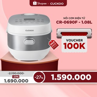 Nồi cơm điện tử Cuckoo 1.08L CR-0690F nhiều chế độ nấu,- Bảo hành 2 năm