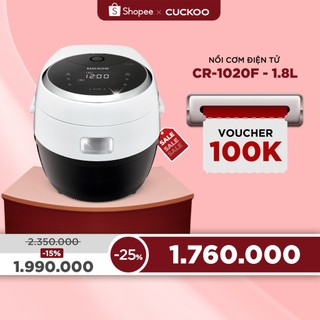 Nồi cơm điện tử Cuckoo 1,8 lít CR-1020F - Hàng chính hãng - Chất lượng Hàn Quốc