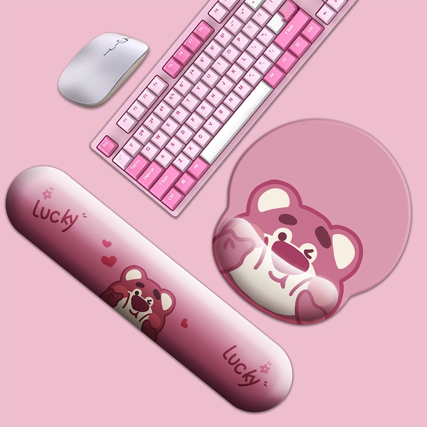 COMBO KÊ TAY BÀN PHÍM CHUỘT KUROMI CÁC MÀU SẮC ĐA DẠNG