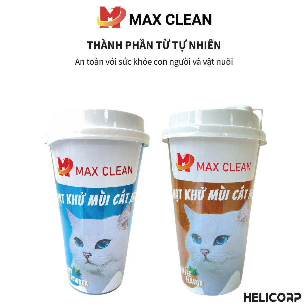 [Mua 2 giảm 4%] Hạt Khử Mùi Cát Vệ Sinh Cho Mèo Max Clean giúp giảm mùi của chậu cát mèo