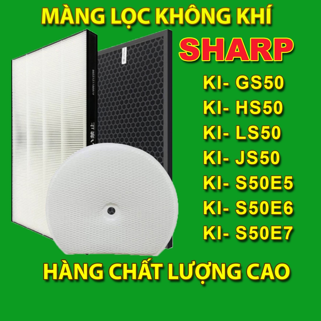 Màng lọc không khí SHARP KI-JS50, KI-HS50, KI-GS50, KI-LS50, KI-S50E6, KI