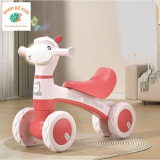 Xe chòi chân cừu baby mẫu mới có nhạc đèn cho bé từ 1-4 tuổi.