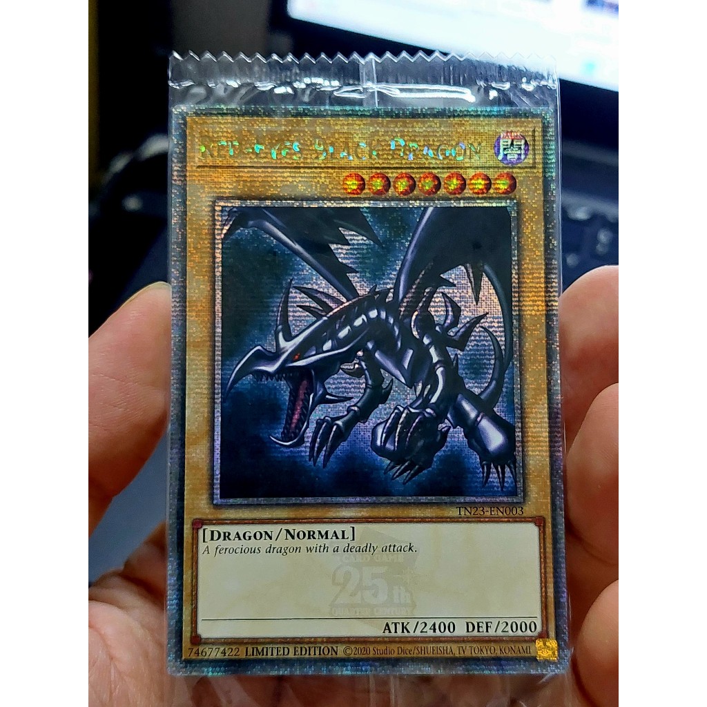 Thẻ Bài Yugioh Monster Red-Eyes Black Dragon - TN23-EN003 - Quarter Century