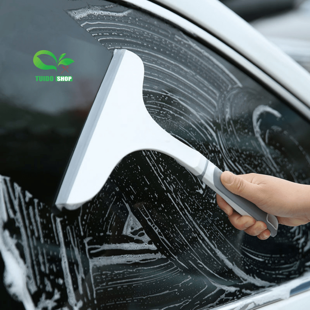 Cây Gạt Nước Cầm tay Silicone TUIDO.STORE Cửa Kính Gia Đình, Gạt Nước Nhà Tắm Tiện Lợi, Gạt Nước Lau Sàn, Rửa Kính Xe