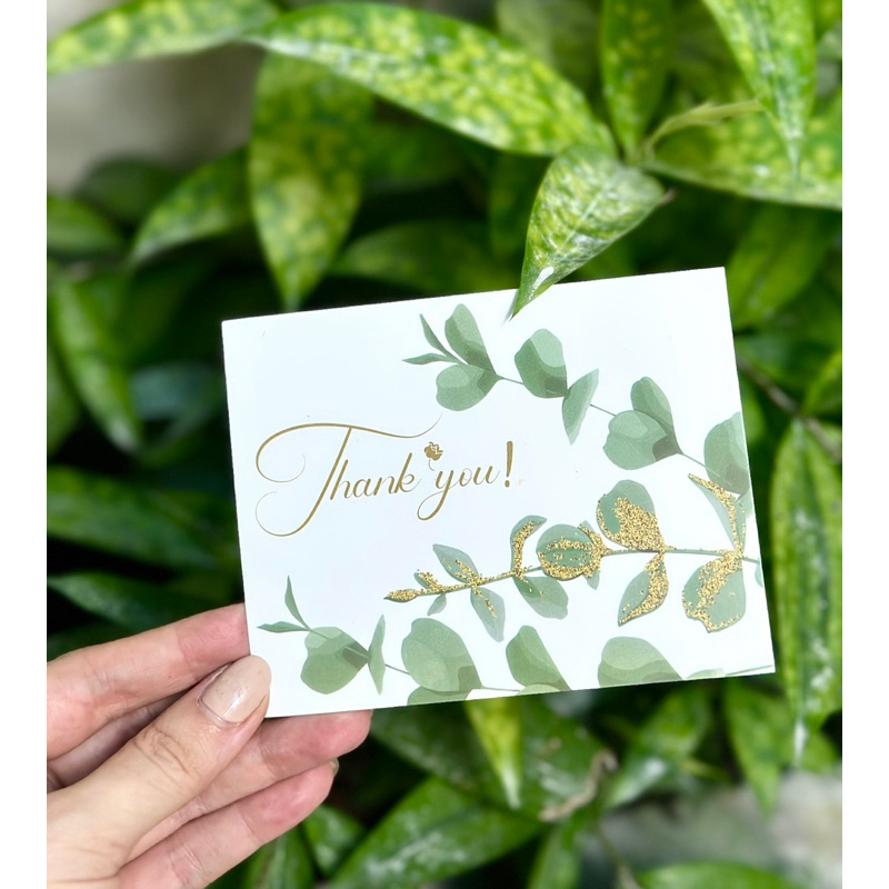 Card Thank You tặng quà