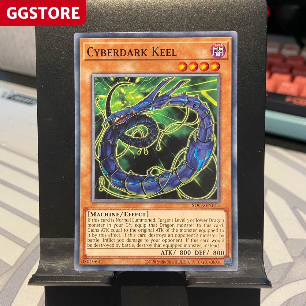[ Bài Yugioh Chính Hãng ] Cyberdark Keel - SDCS-EN015 - Common