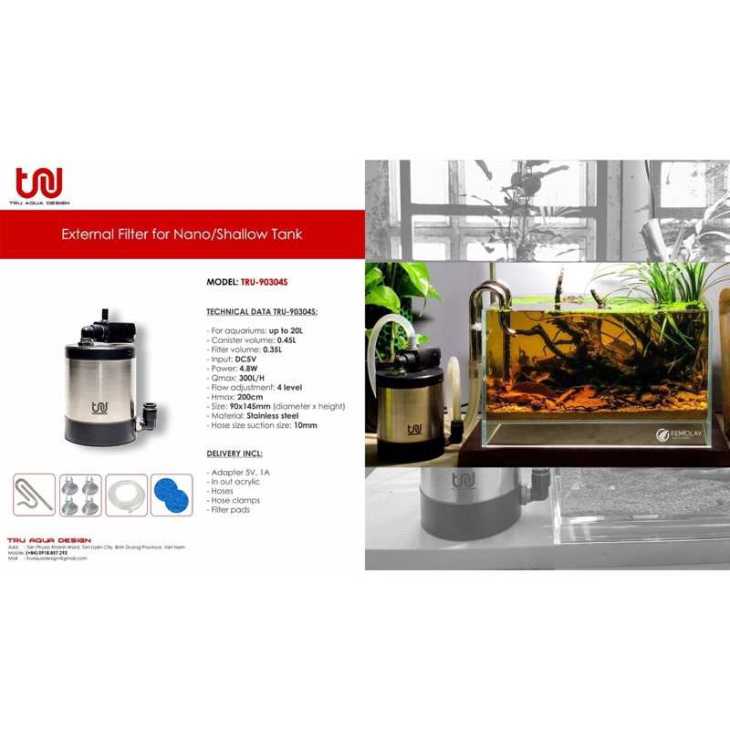 Lọc nano inox cao cấp Model 90304S