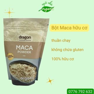 Bột sâm Maca nâu hữu cơ 200g Dragon Supefoods Organic Maca Powder